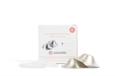 SILVERETTE The Original Silver Nursing Cups - Soothe and Protect Your Nursing Nipples -Made in Italy (Regular + O-Feel)