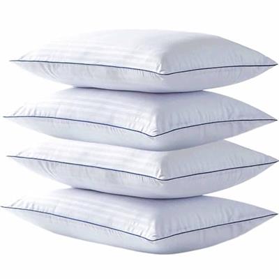 iFaon Soft Fluffy Bed Pillows Standard Size Set of 4 Pack for Sleeping Stomach Back Sleeper, 20x26 in Hypoallergenic Down Alternative Pillow Support,