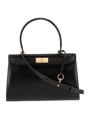 Tory Burch Small Lee Radziwill Top Handle Bag w/ Tags - Black Handle Bags, Handbags - WTO638608 | The RealReal