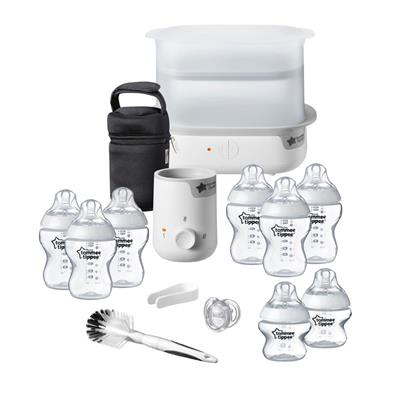 Tommee Tippee Essential Starter Kit White - Gen3 | Electric Sterilising | Baby Bunting AU