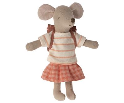 bluebell’s Burrow.                        *Pre-Order* Maileg, Tricycle Mouse, Big Sister - Coral (Due June)