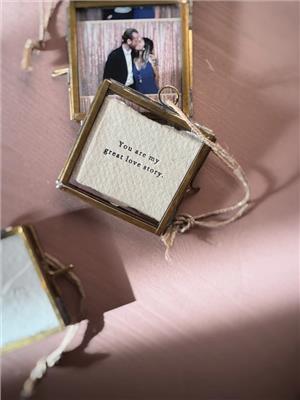 You Are My Great Love Story Mini Frame Valentines Ornament - Holly & Co