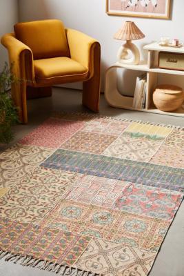 Geometric Patchwork 5x7 Rug | Urban Outfitters UK