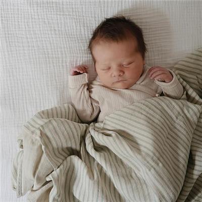 Amazon.com: mushie Muslin Baby Swaddle Blanket | 100% Organic Cotton (Boats) : Baby
