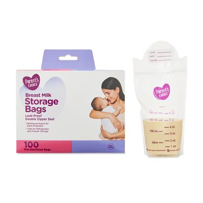 Parents Choice Milk Storage Bag 100ct - Walmart.com