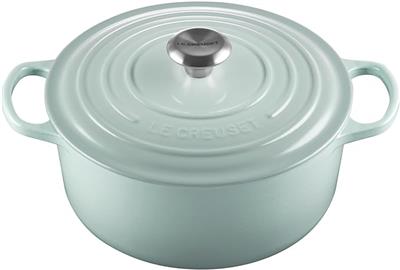 Amazon.com: Le Creuset Enameled Cast Iron Signature Round Dutch Oven with Lid, 5.5 Quart, Sea Salt: Home & Kitchen