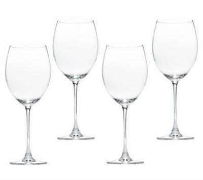 Lenox Tuscany Classics Set of 4 Grand Bordeaux Wine Glasses