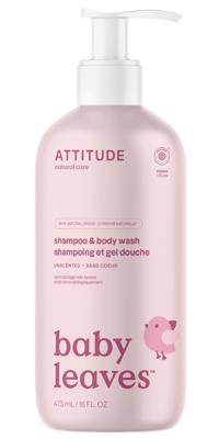 Buy ATTITUDE  Baby Leaves 2-in-1 Shampoo & Body Wash Unscented at Well.ca | Free Shipping $35+ in Canada