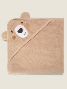 Natural Bear Hooded Towel | Baby | George at ASDA