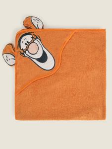 Disney Winnie the Pooh Tigger Orange Hooded Towel | Baby | George at ASDA