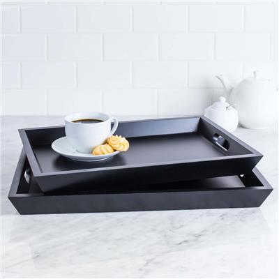 KSP Tablet Serving Tray - Set of 2 (Black)