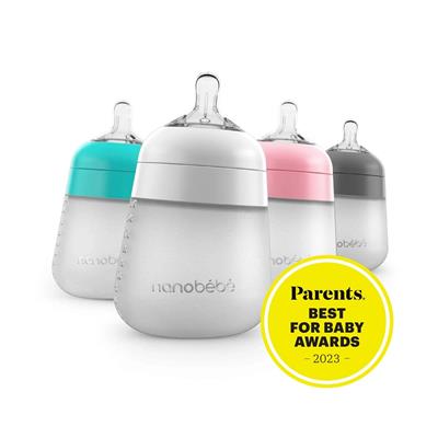 The Flexy Silicone Baby Bottle - BPA-Free, Anti-Colic, Easy to Clean – Nanobébé US