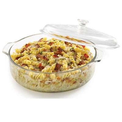 Libbey Bakers Basics Libbey Glass Casserole Dish with Cover, 3-quart & Reviews | Wayfair