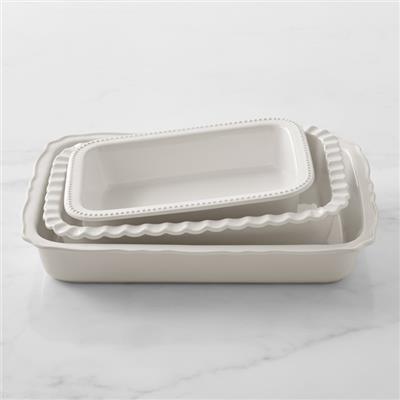 Williams Sonoma Stoneware Rectangular Baking Pans - Set of 3 | Williams Sonoma