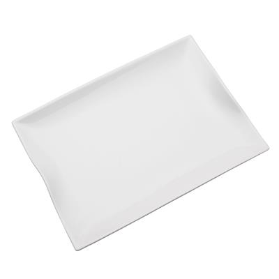 Everyday White by Fitz and Floyd 18IN Rectangular Handled Platter - 18 Inch