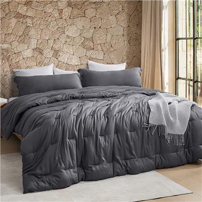 Butter - Coma Inducer® Oversized Cooling Comforter Set - Peppercorn Gray