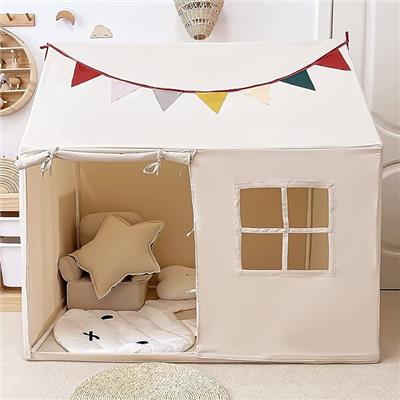 Amazon.com: Kids Tent Indoor & Outdoor Toddler Tent Kids Play Tent Large Kids Playhouse Tent Toys with Pennant Banners Razee : Toys & Games