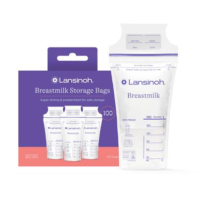 Lansinoh Breastmilk Storage Bags for Breastfeeding Moms, 100 Count - Walmart.com
