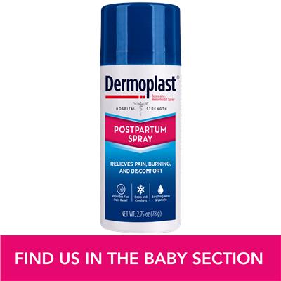 Dermoplast Postpartum Perineal Pain Relief Spray, Unscented, 2.75 oz - Walmart.com