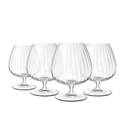 Luigi Bormioli Optica Cognac Glass 465ml Set of 4 | Kitchen Warehouse™