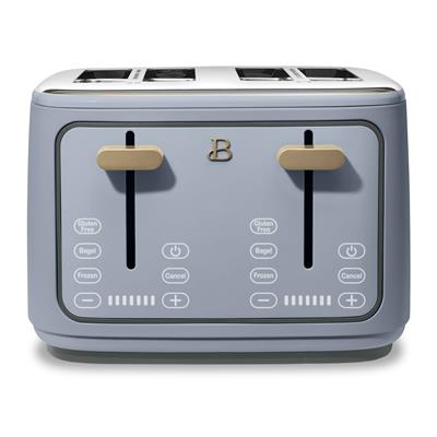 Beautiful 4-Slice Toaster with Touch-Activated Display, Cornflower Blue by Drew Barrymore - Walmart.com