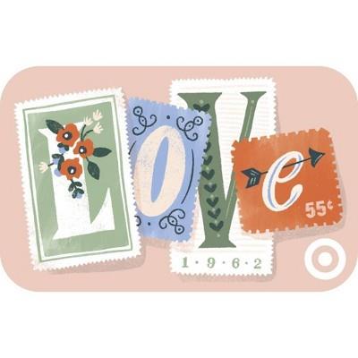 Love Stamps Target Giftcard $50 : Target