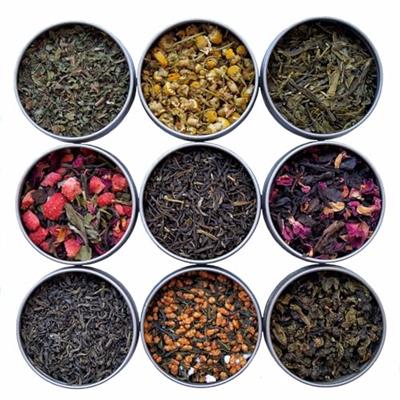 Heavenly Tea Leaves 9 Flavor Variety Pack, Loose Leaf Tea Sampler (Approx. 90 Cups of Tea) - High to No Caffeine, Great Hot or Iced, Assortment of Gre