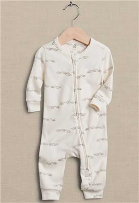 Essential SUPIMA® Long-Sleeve One-Piece for Baby | Banana Republic