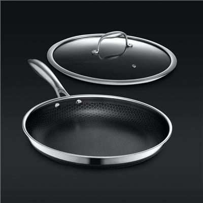 12 Hybrid Frying Pan | HexClad Cookware