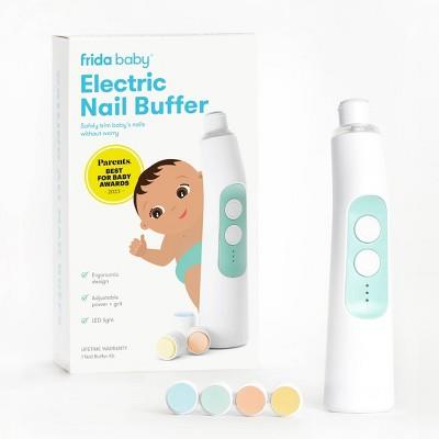 Frida Baby Electric Nail Buffer - Baby Nail File, Nail Clippers + Trimmer Kit - 4 Buffer Pads, Led Light + Case : Target