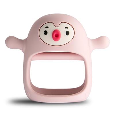 Smily Mia Penguin Teether for Babies 0-6Months, Silicone Baby Teether Toys for Babies 0-6Months,Ultimate Baby Registry & Shower Gift, Infant Hand Toys