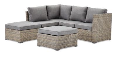 CANVAS Bala Square Outdoor Patio Sectional Set w/UV-Resistant Cushions, 6-pc