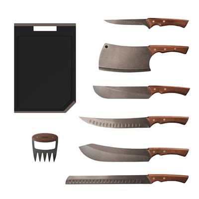 Tramontina Churrasco Black Collection BBQ Knife Bundle, 8 PC – Tramontina Australia