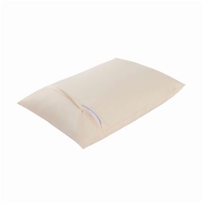Organic Cotton Zippered Pillow Protector, Blocks Dust Mites, Pollen, Pet Dander & Other Irritants