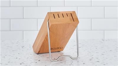 Space Saver Set Block (5-Slot) | Wood Knife Storage by Cutco