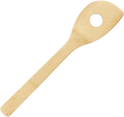 Amazon.com: Bamboo Serving/Cooking Utensils - B20 - Curved Spatula/Paddle with Hole - 5 Pieces: Wooden Spoons: Home & Kitchen