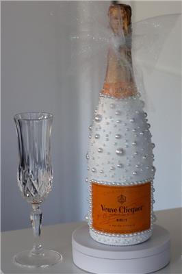 Custom Pearl Champagne Bottle - Etsy