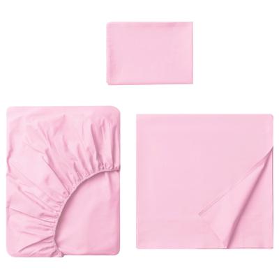 DVALA sheet set, pink, Twin - IKEA CA