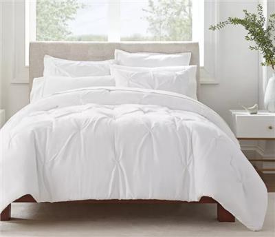 Simply Clean Pleated Comforter Set