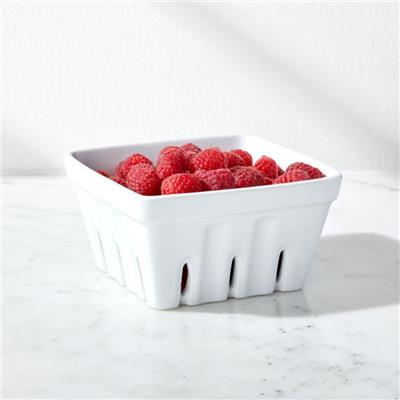 Berry Box White Colander   Reviews | Crate and Barrel