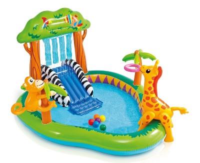 Intex Jungle Play Center Inflatable Pool With Sprayer : Target