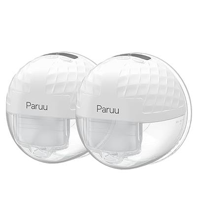 Paruu P10 Hands-Free Breast Pump Wearable, 338mmHg Strong Suction, Low Noise, 4 Modes & 9 Levels, Electric Breast Pump Portable, Smart Display, 19/21/