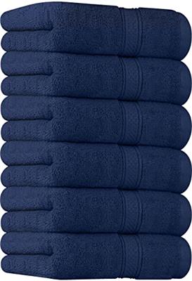 Utopia Towels [6 Pack Premium Hand Towels Set, (16 x 28 inches) 100% Ring Spun Cotton, Ultra Soft and Highly Absorbent 600GSM Towels for Bathroom, Gym