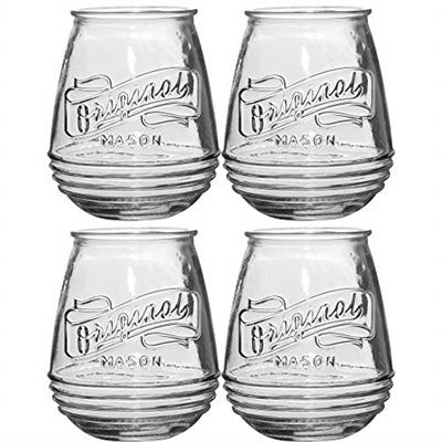 Home Essentials Original Mason Stemless Wine Glasses N/A N/A