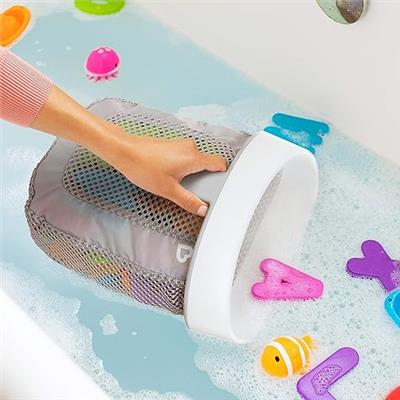 Amazon.com: Munchkin® Super Scoop™ Hanging Bath Toy Storage with Quick Drying Mesh, Grey : Everything Else