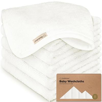Amazon.com : 6-Pack Baby Washcloths - Soft Viscose Derived from Bamboo Washcloth, Baby Wash Cloths, Baby Wash Cloth for Newborn, Kids, Bath Baby Towel