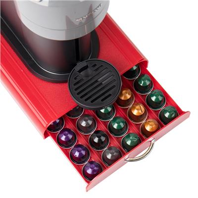 Nespresso Compatible Capsule Drawer, Countertop Organizer, Coffee Pod Holder, Storage, 9.25L x 15W