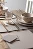 Buy Set of 4 Natural Reversible Faux Leather Placemats and Coasters Set from the Next UK online shop