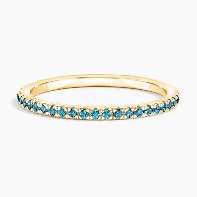 Luxe Ballad London Blue Topaz Ring in 18K Yellow Gold | Brilliant Earth