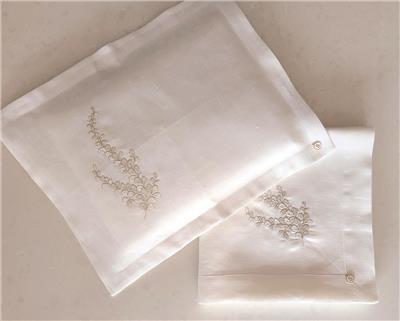Exclusive Baby Wrap & Pillowcase Set, Ivory Linen with Ivory/Natural e
 – smalldreams.net.au